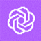 A white logo on a purple background

Description automatically generated